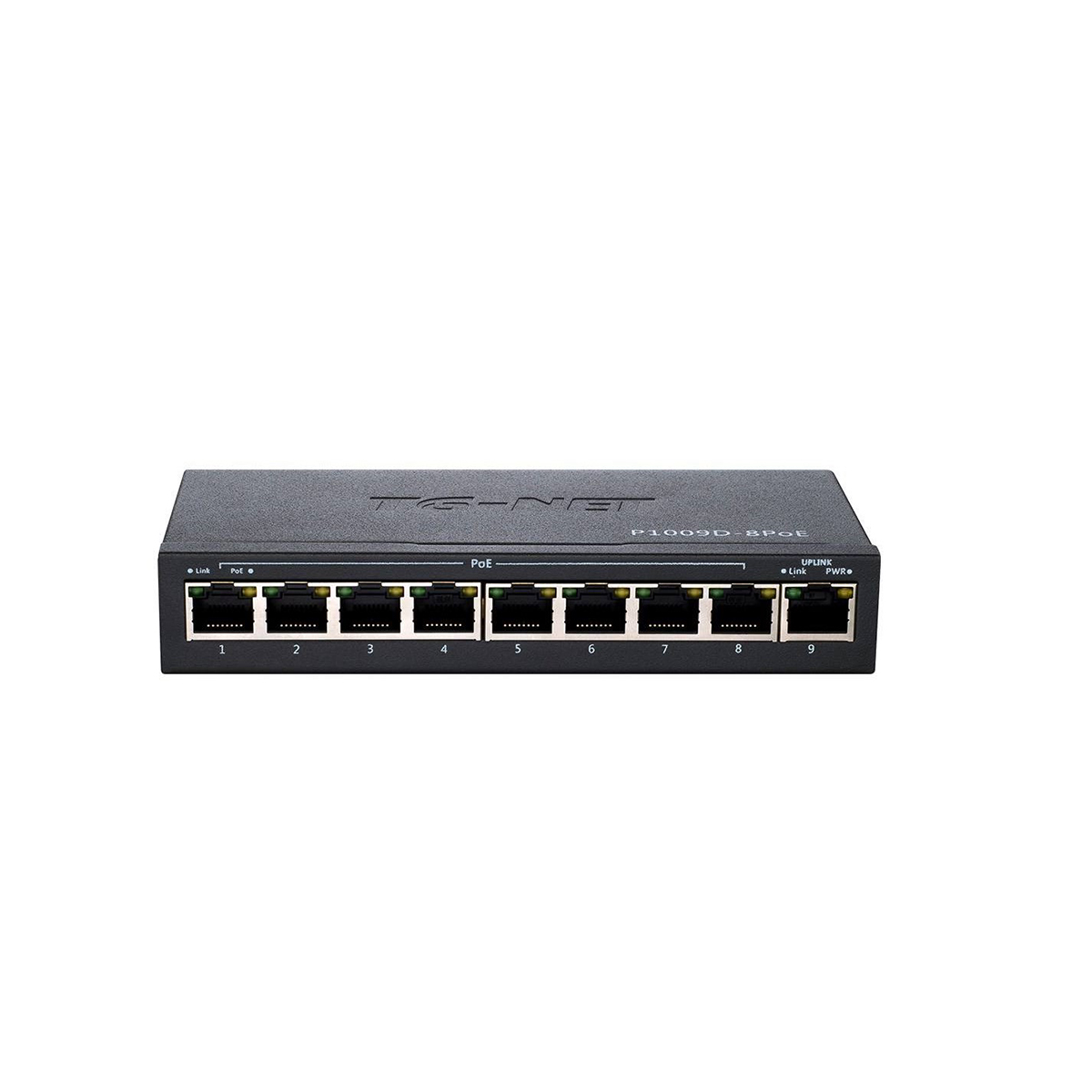 سوئیچ 8 پورت تی جی نت مدل P1009D-8PoE-96W با 8 پورت poe-3